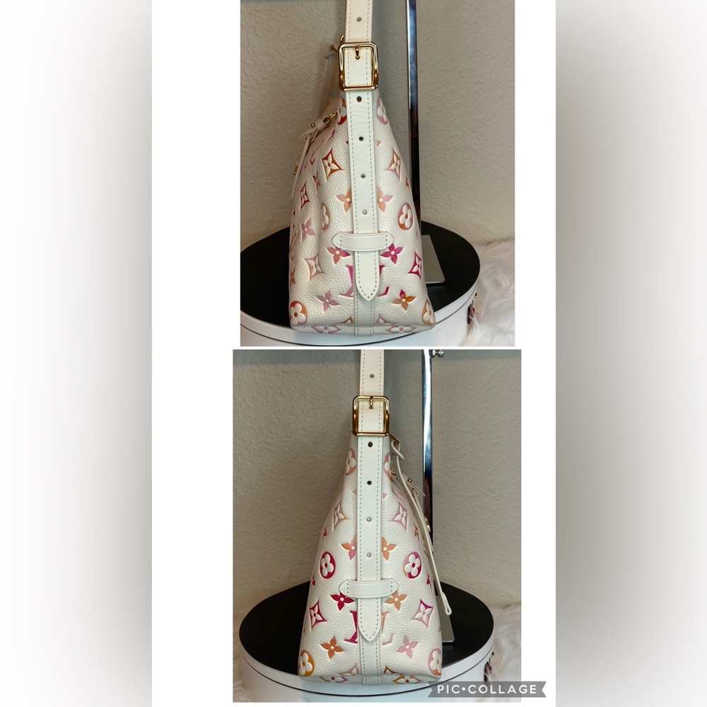 LV NWT LTD EDT LV By the Pool CarryAll PM Shoulder Bag in Sunrise Aquarelle, COA - Picture 9 of 12